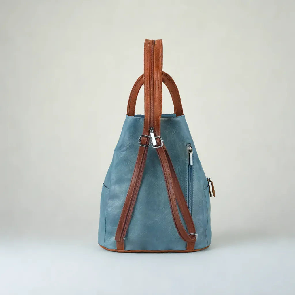 Leather Convertible Backpack